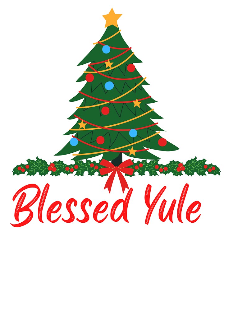 Blessed Yule Tree by 4ofLikeKind