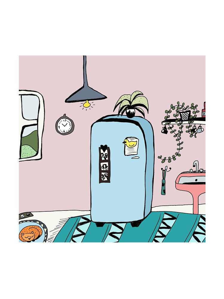 Kitchen Illustration by TinyHorseBooks