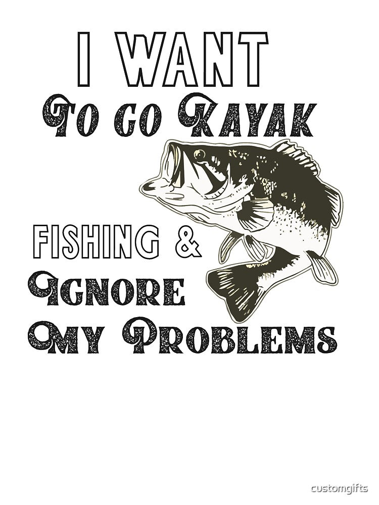 Kayak Fishing Bass Funny Quote by customgifts