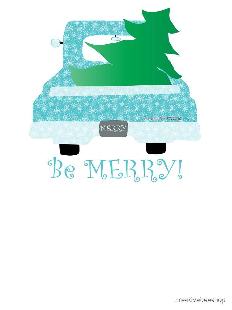 Be MERRY! Blue Truck Christmas by creativebeeshop