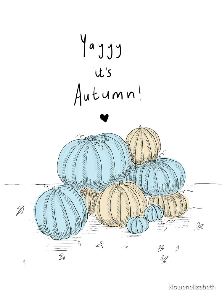 Autumn pumpkins by Rowenelizabeth