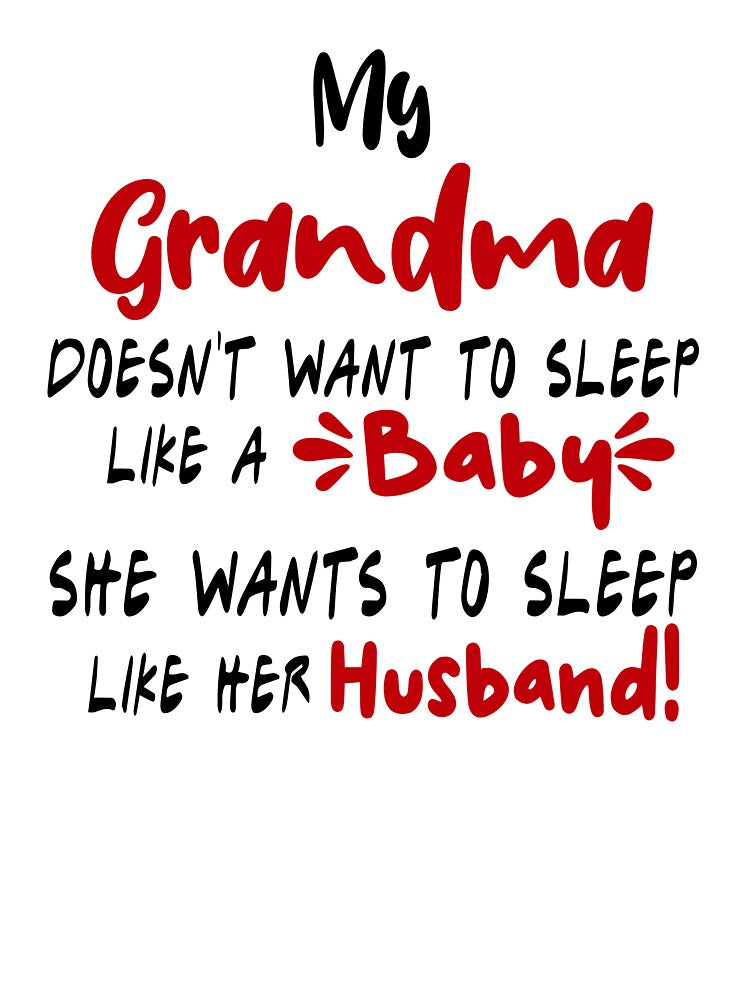 Mother's Day Grandma Mug, My Grandma Doesn't Want To Sleep Like A Baby Coffee Mug for Grandma, Birthday Mug Gift for Grandma from Grandkids by EasyPrintGift