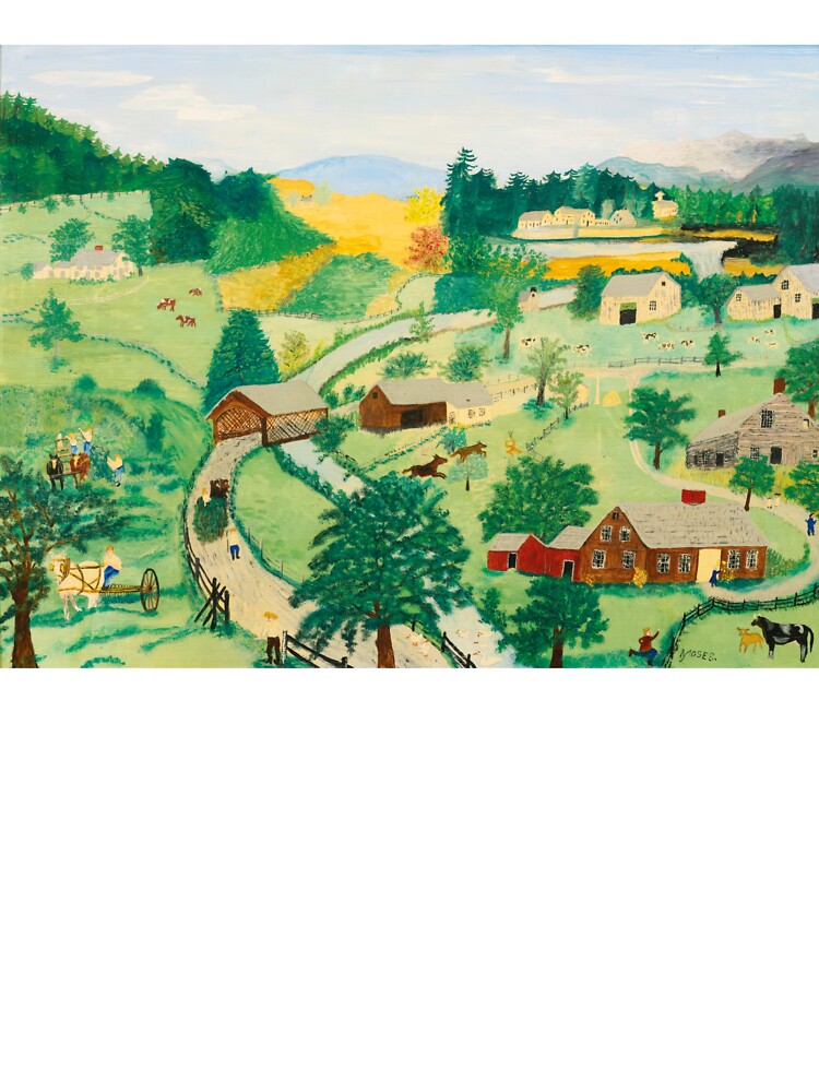 art by grandma moses, artist grandma moses, artwork by grandma moses, grandma moses art, grandma moses artwork, grandma moses paintings by rosa-reid