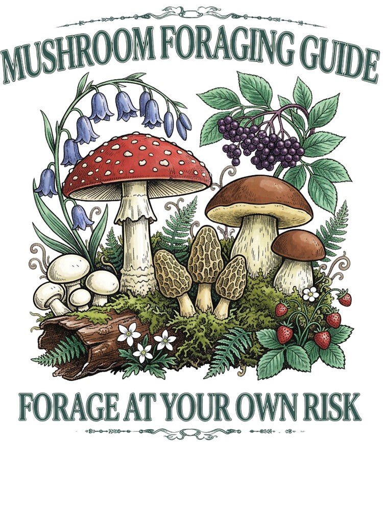 Mushroom Foraging Guide by JILL-RIGGS