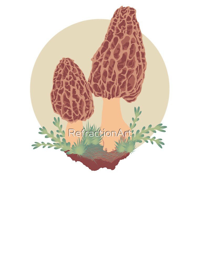 Morel Mushroom Circle by RefractionArt