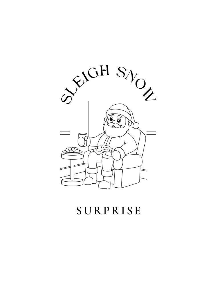 Sleigh snow surprise christmas by BreadnButter97