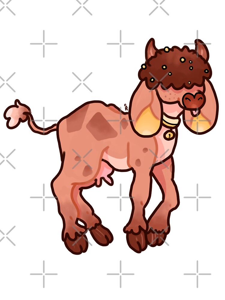 Chocolate Cow by TigerLilyStudio