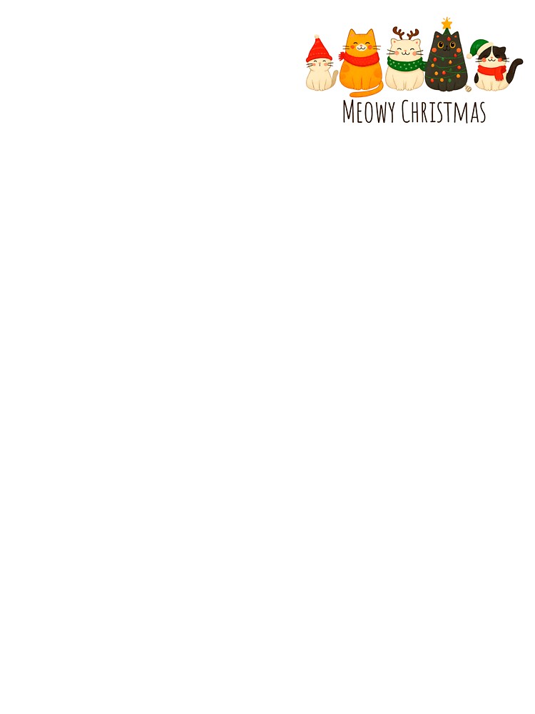 Meowy Christmas Cats – Cute Holiday Cat Design by CleanQuotes