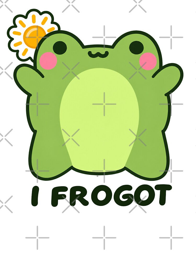 I Frogot Frog - Funny Frog Meme by PatternFariss