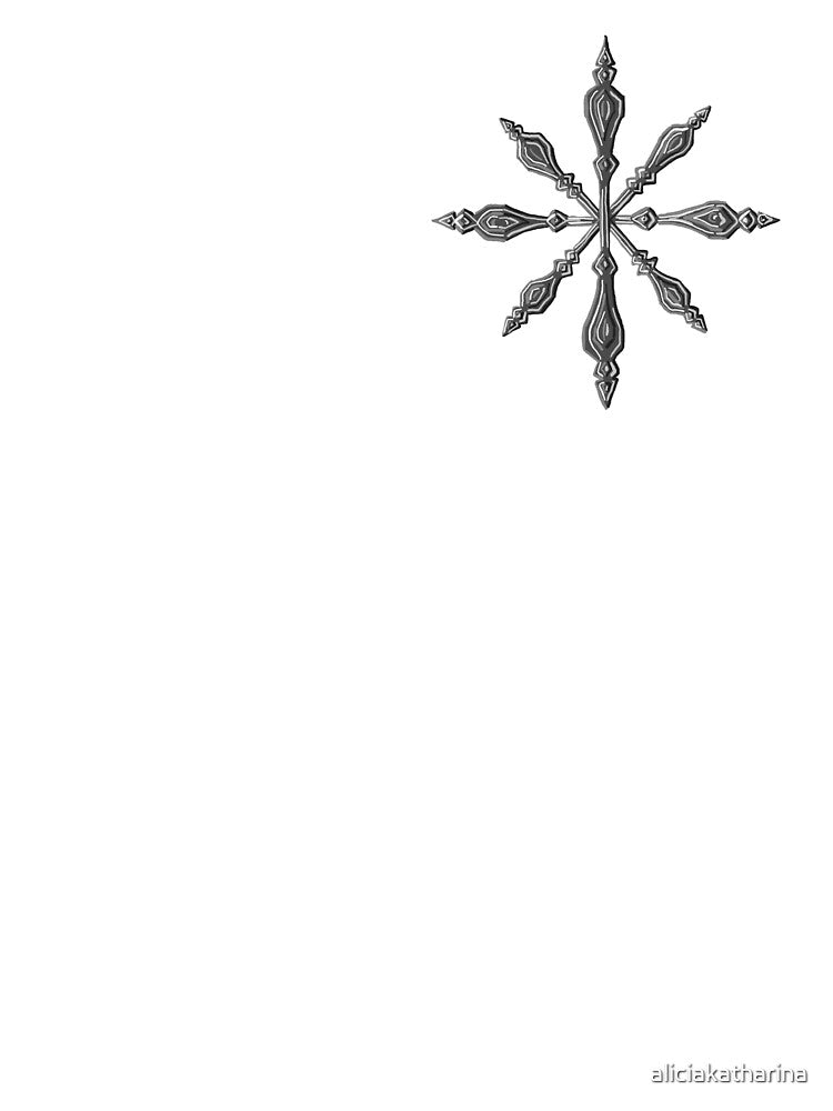 Black and White Snowflake by aliciakatharina
