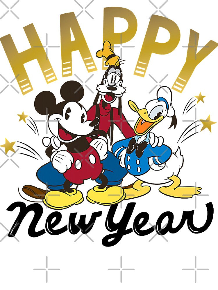 Happy New Year, Cartoon, Friend by MistyYoung