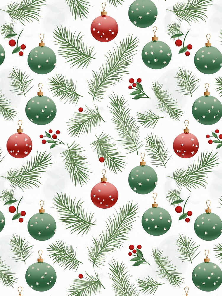 Elegant Christmas Ornament Pattern by Belhbib Art ⭐⭐⭐⭐⭐