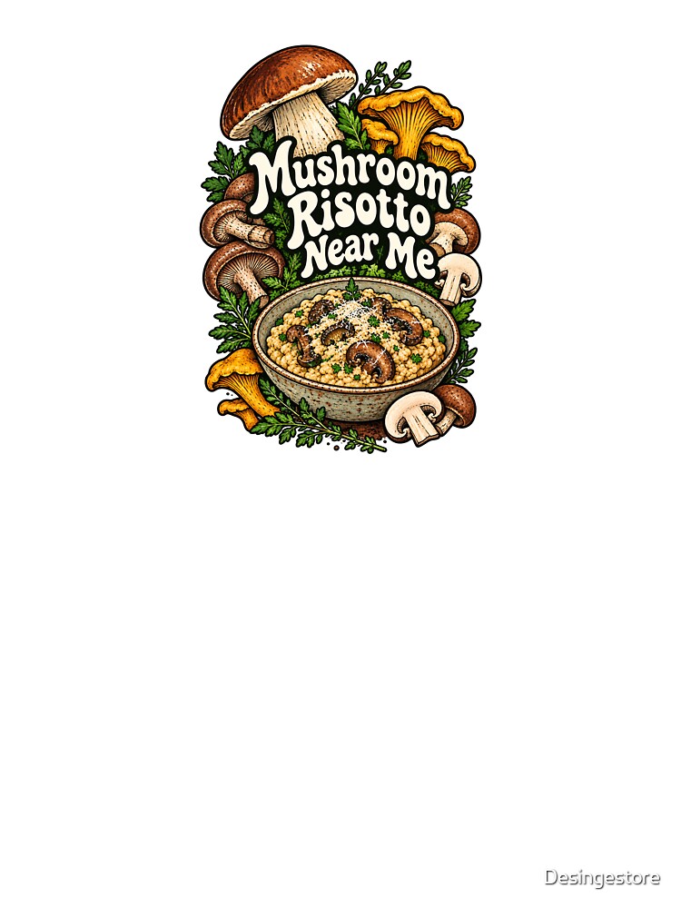 mushroom risotto near me by Desingestore