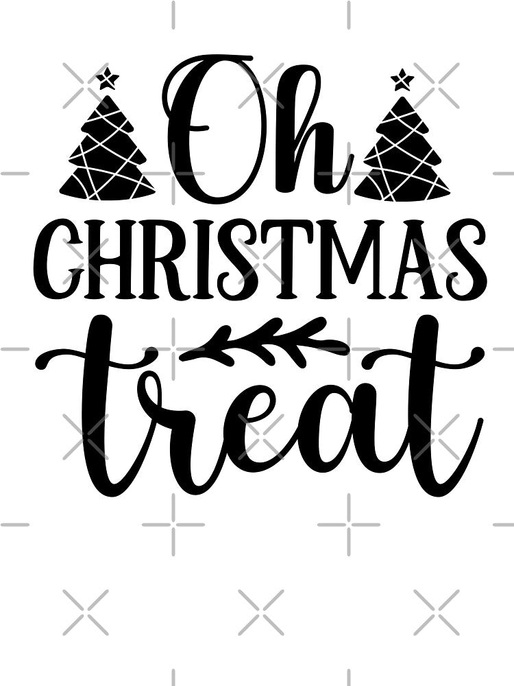 Christmas Dog Oh Christmas Treat Funny Holiday Design by FuzionRaptor