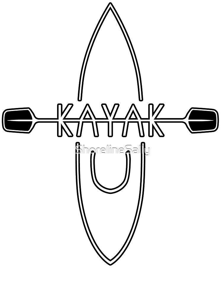 Black Kayak by ShorelineSally