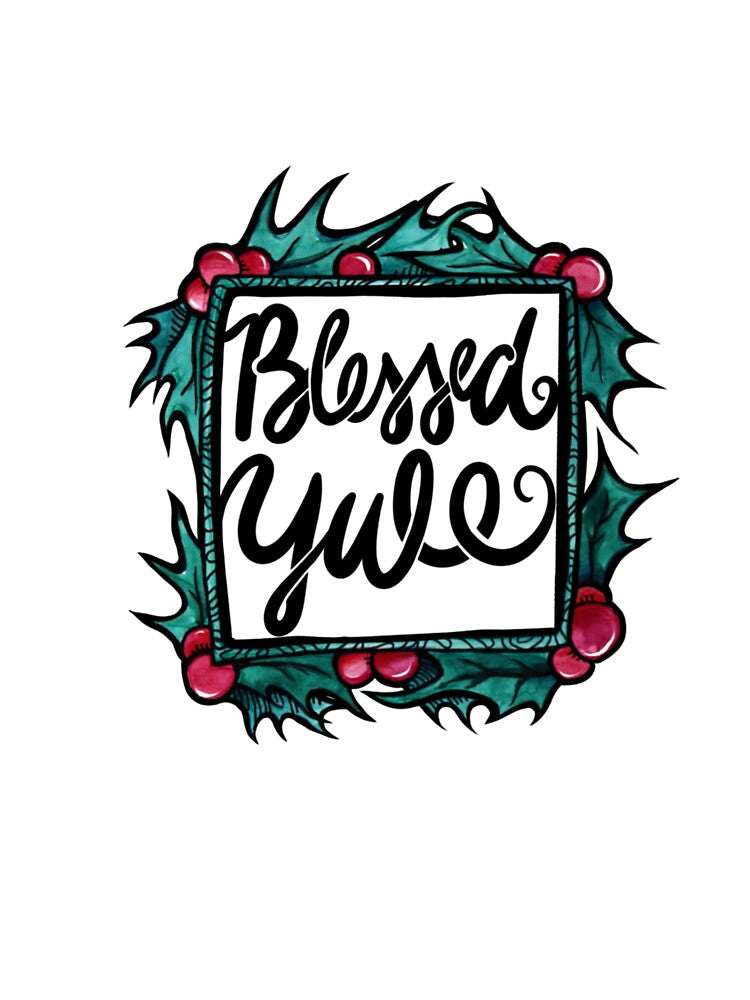 Gesegnete Yule Pagan Holidays Wicca by Cecil-Blackwell