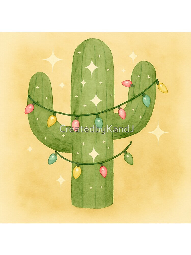 Christmas Cactus Glam by CreatedbyKandJ