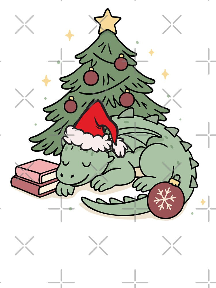 Christmas Book Dragon by Celticrose721
