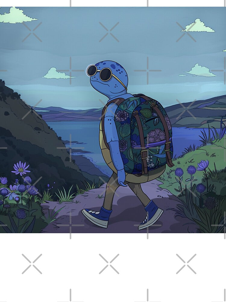 Traveling little turtle by A- fluir