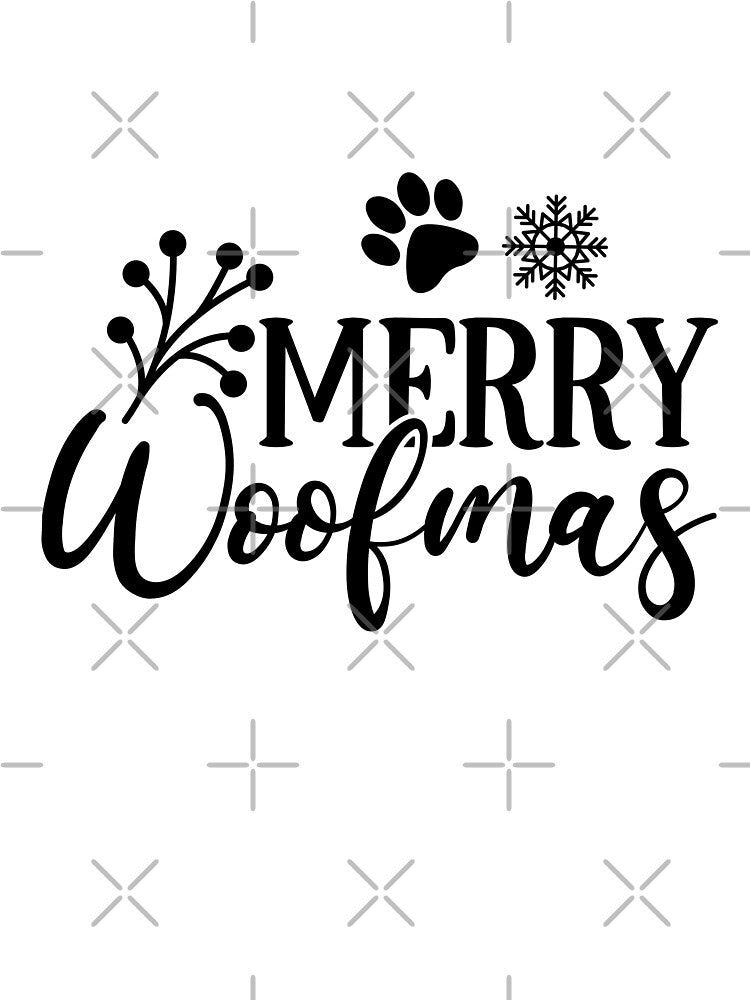Christmas Dog Merry Woofmas Funny Holiday Vibes Design by FuzionRaptor