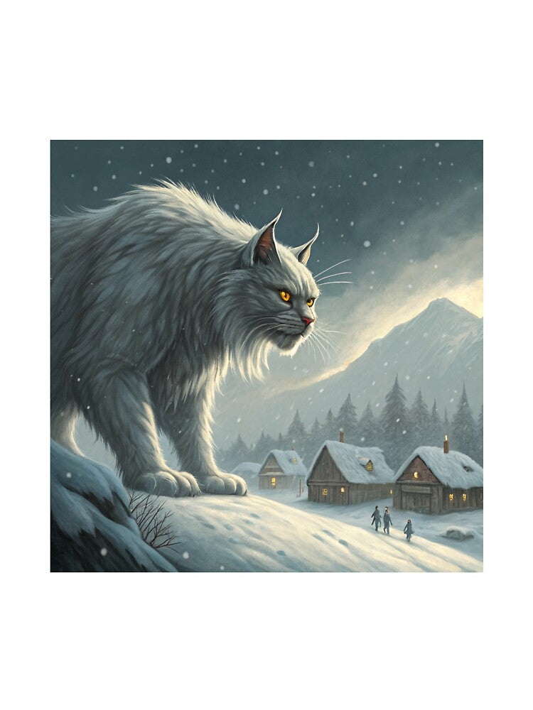 Jólakötturinn (Yule Cat) 07 by AIfolklore