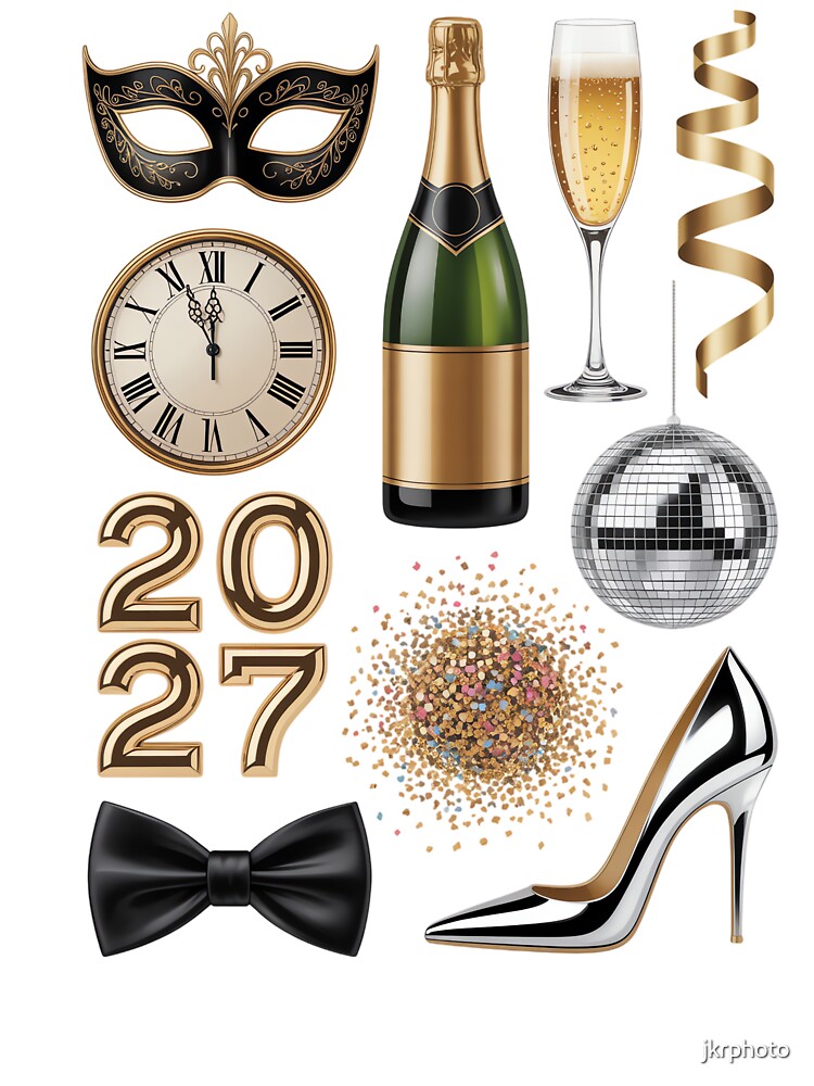 New Year 2027 Party Set by jkrphoto