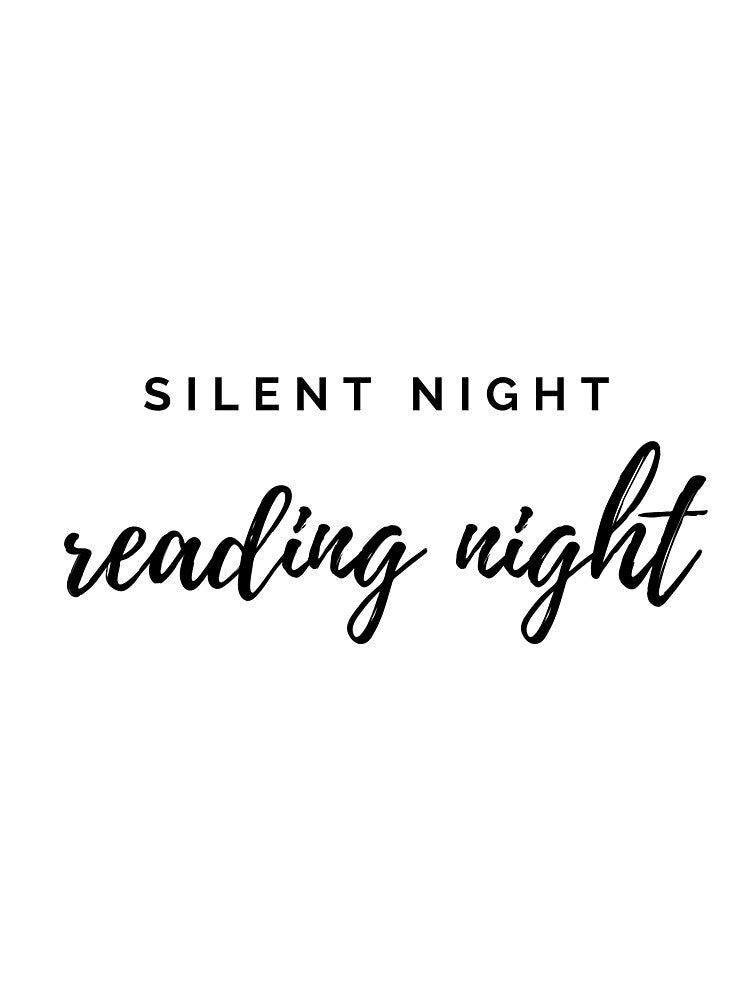 Silent night, reading night by LiteraryInk