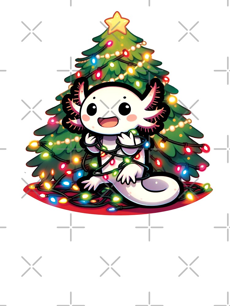 Axolotl Christmas by Mekone