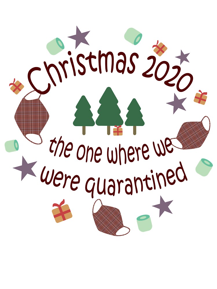 The One Where We Were Quarantined 2020 Covid Christmas Quarantine Mug,  Friends Christmas Ornament, christmas 2020 mask by GalleryArtField