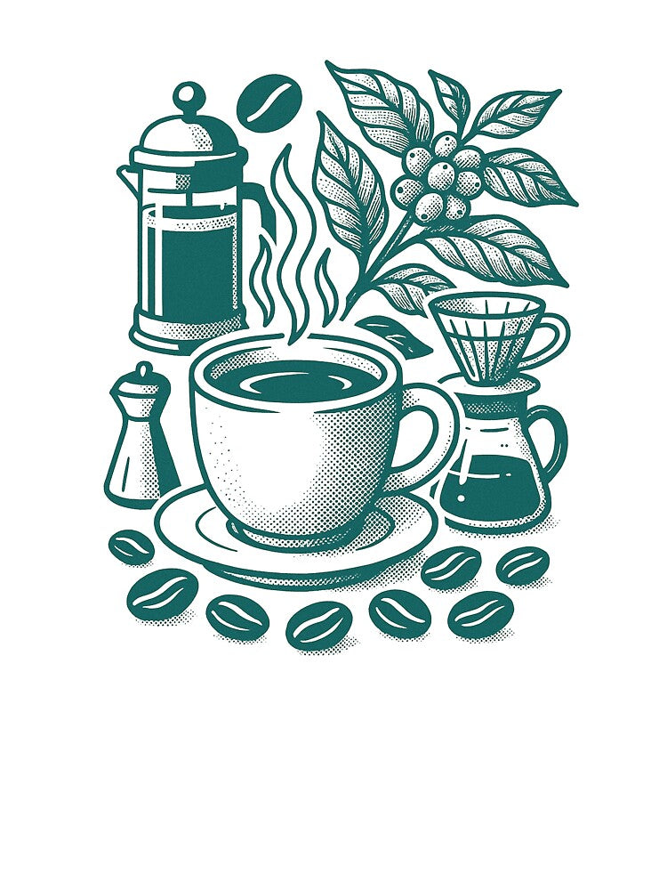 Traditional Coffee Tshirt by DiegoAOH