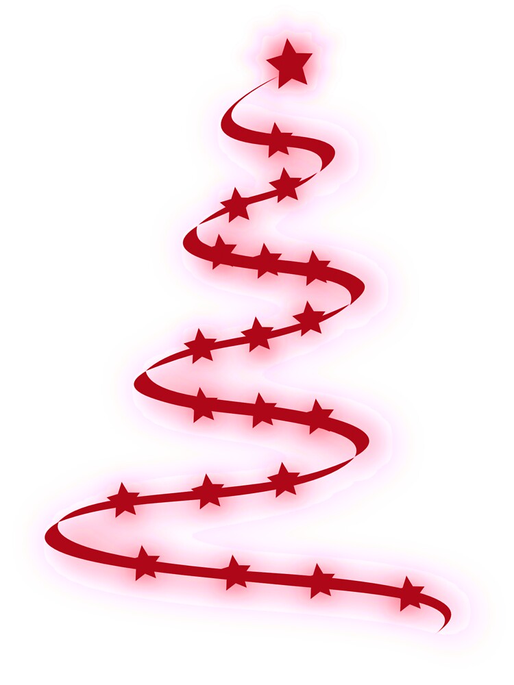 Red XMAS Tree by TwistedHareCo