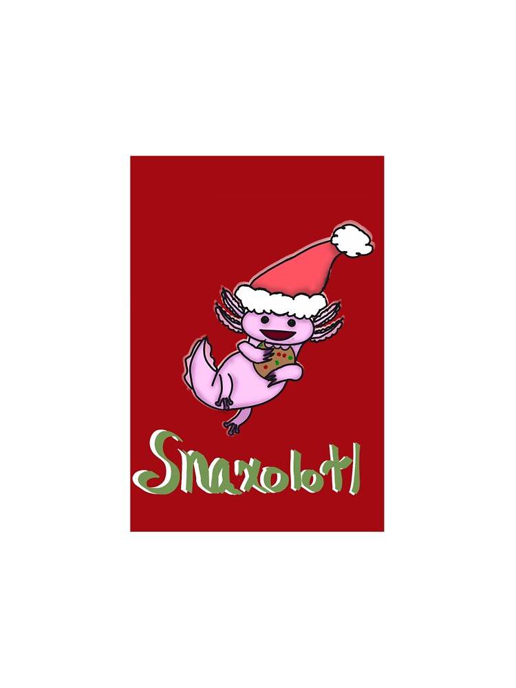 Cute Axolotl Snaxolotl design by Aster-rutH