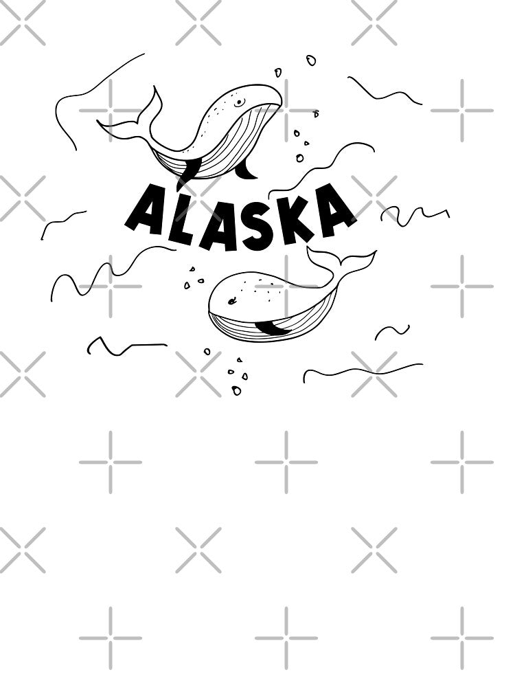 Alaska Whales by Esskay Designs