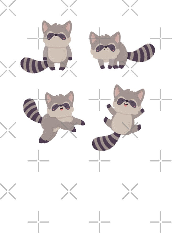 Kawaii Raccoons by TheAnimalZ00