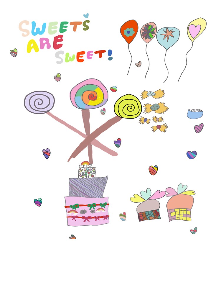 Sweets Are Sweet Candy Art by Bovoci