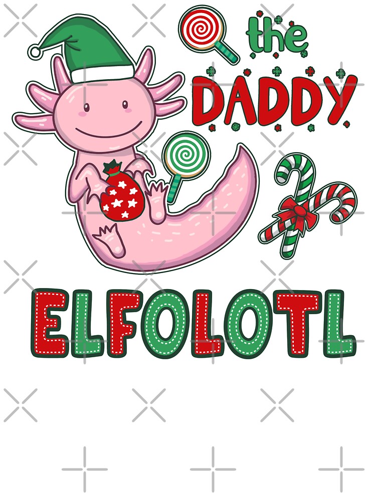 Christmas Axolotl Elf - Daddy Elfolotl by GrimButterfly