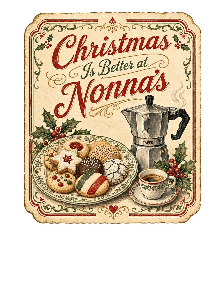 Christmas Is Better at Nonna's: Christmas with the Italian Grandma by BoosterShop