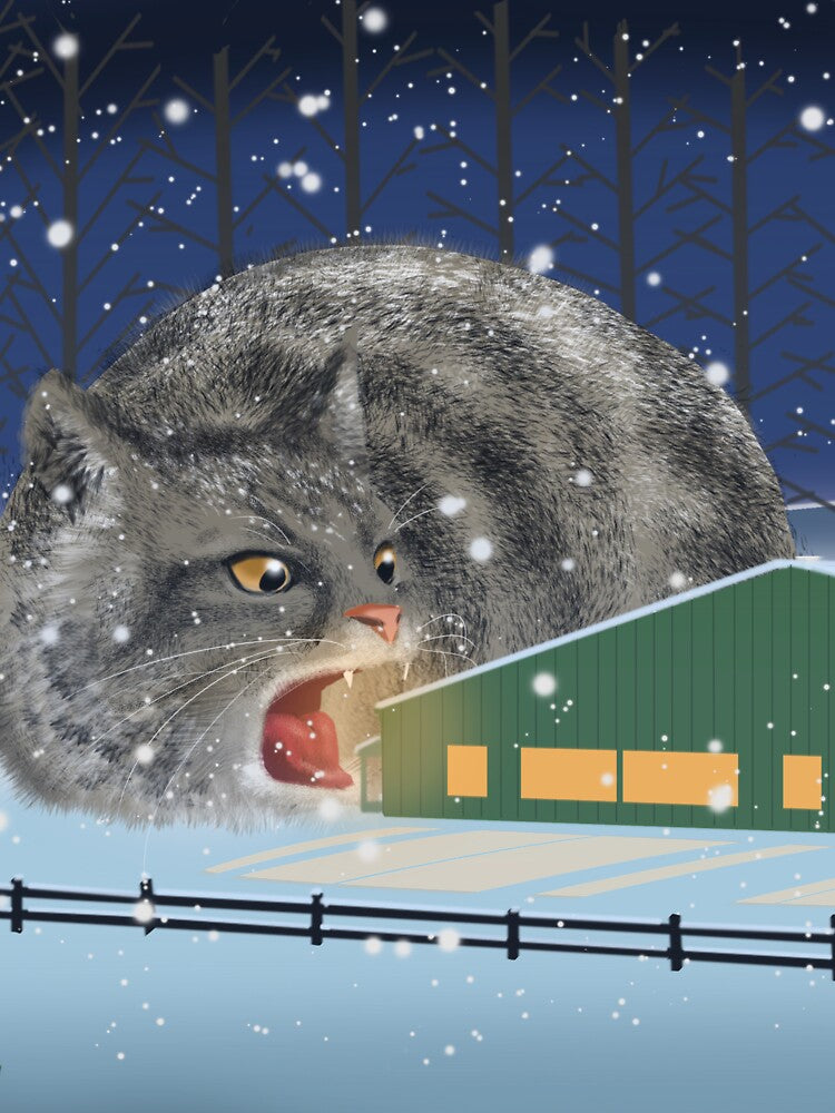 Yule Cat by badjoojoo
