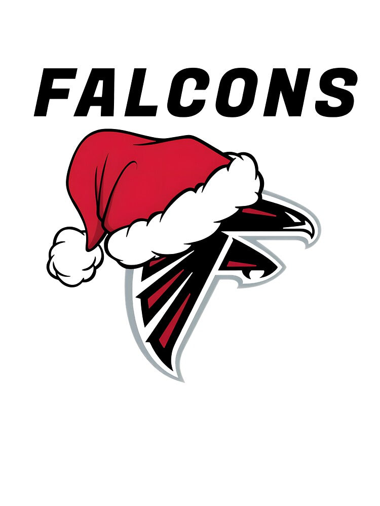 Festive Falcon Christmas Emblem - Holiday by Kindofserna