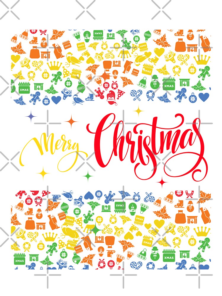 Merry Christmas with Christmas icons ,brafdesign by Brafdesign