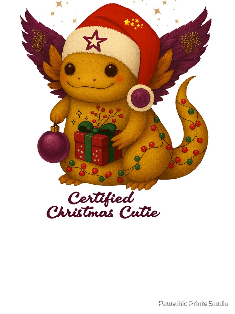 Certified Christmas Cutie by Pawethic Prints Studio
