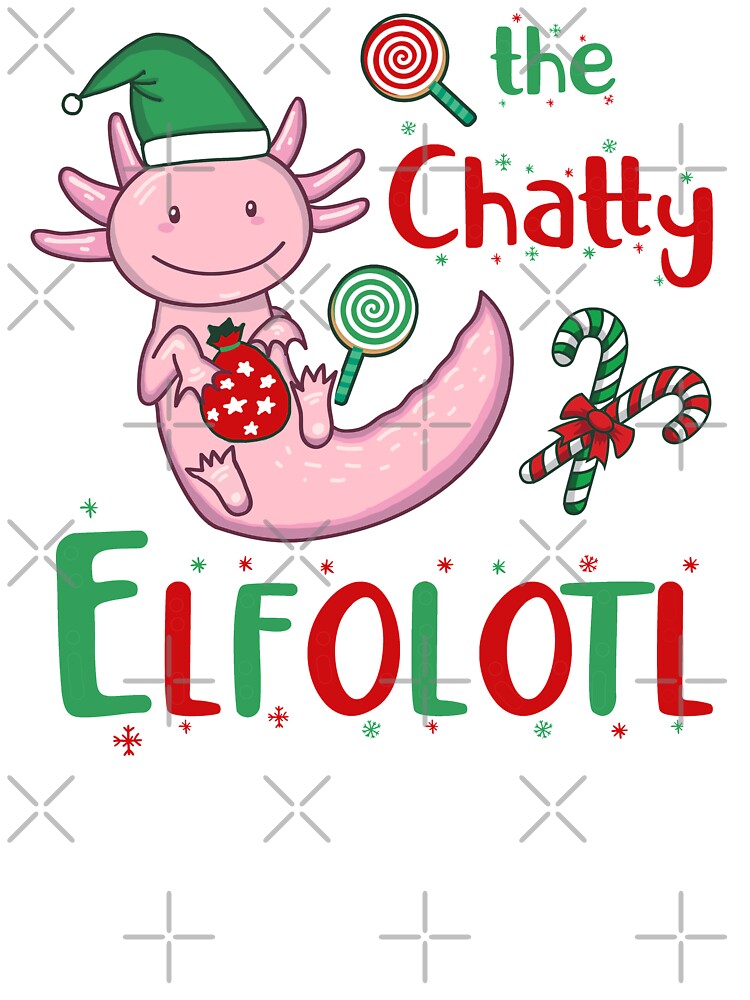 Christmas Axolotl - Elfolotl by GrimButterfly