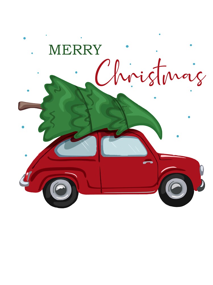 Funny Merry Christmas Mug Red Truck Christmas Tree Coffee Mug 2 by Barrieuboutique