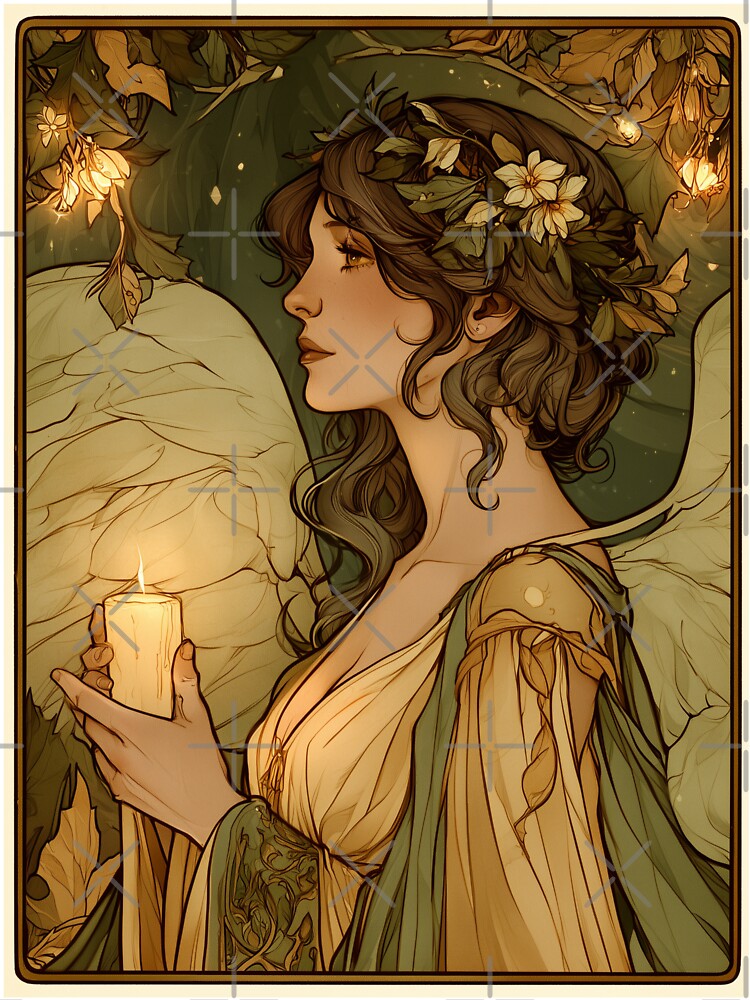 Christmas angel card by MendaciousMina