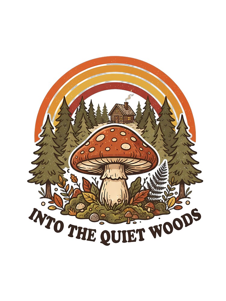 Woodland Mushroom Forest Graphic by SHOP-Corner