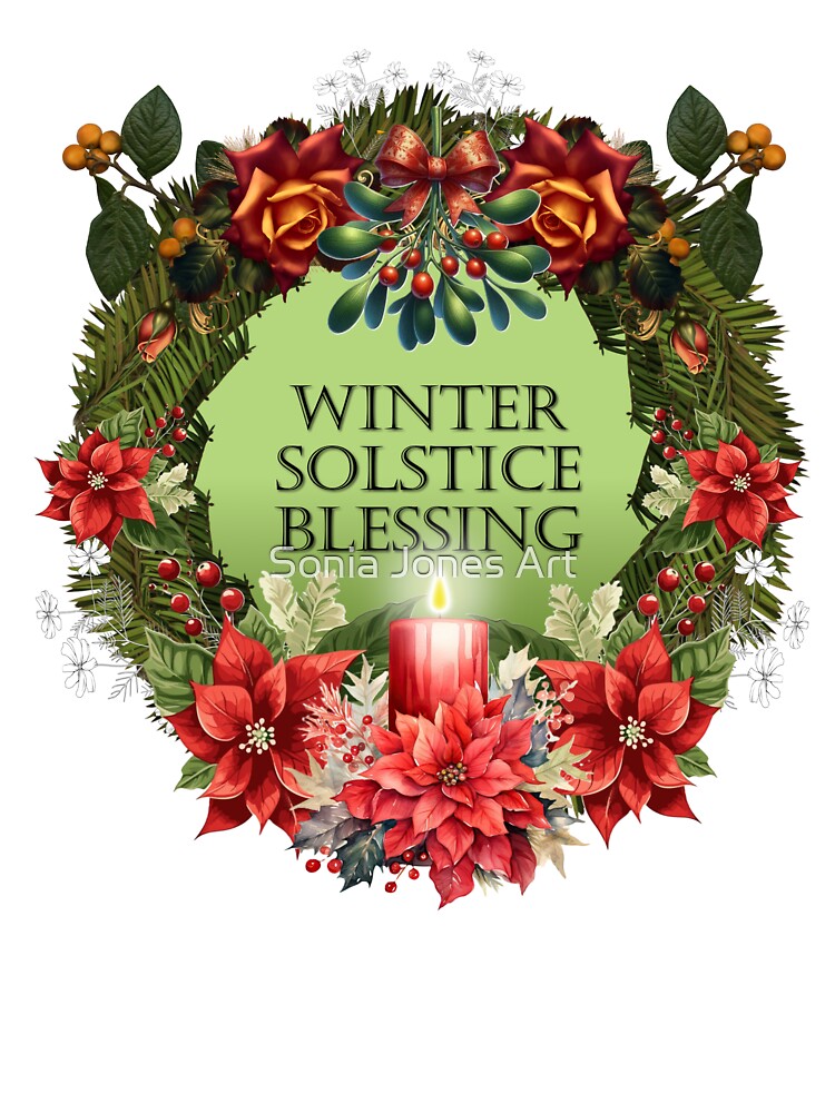 Winter Solstice Blessing by Sonia Jones Art