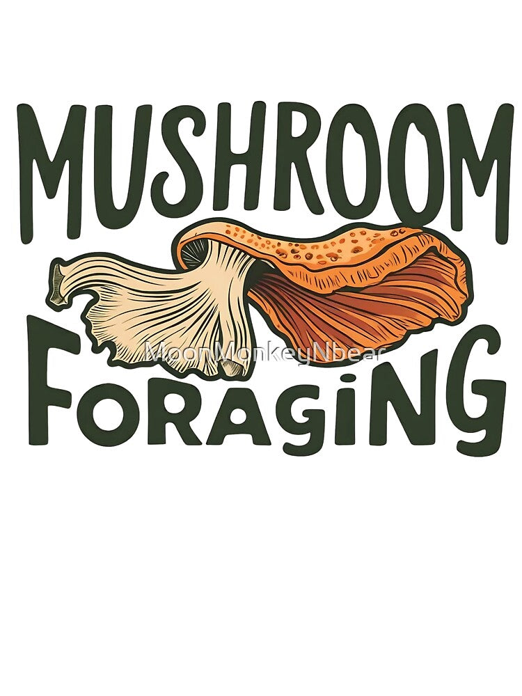 Mushroom Forager Foraging by MoonMonkeyNbear