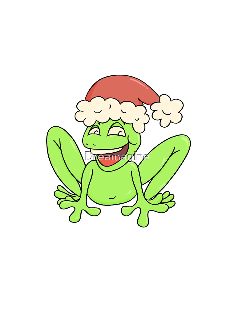 Merry Christmas frog by Dreamagine