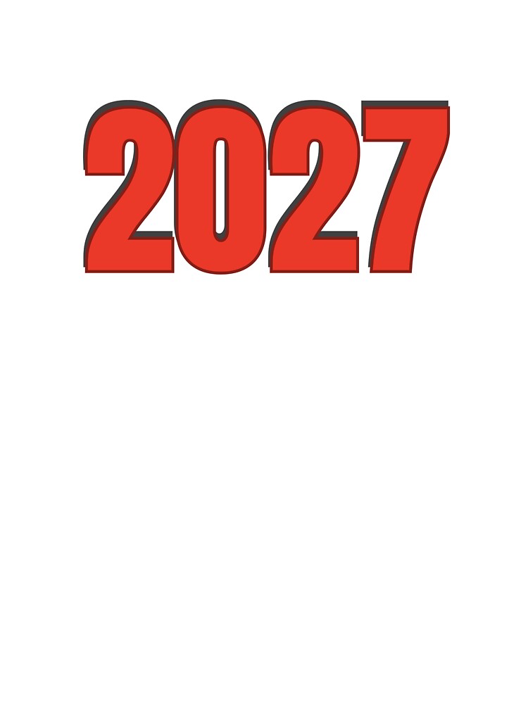 2027 year Number Date Typography by Rasheedaholik