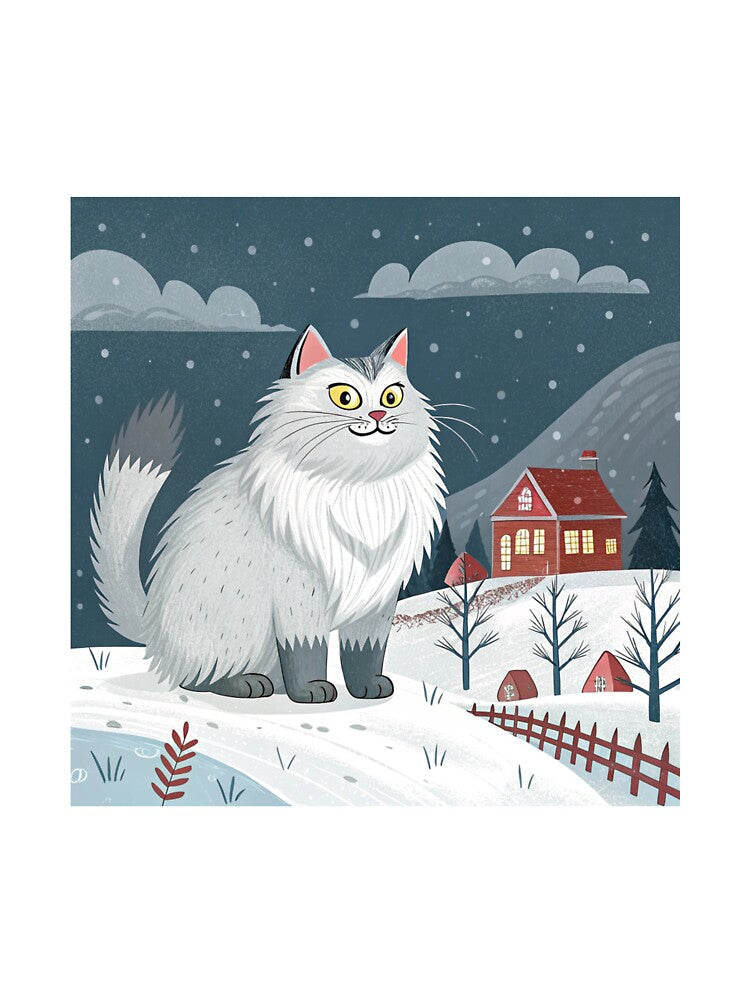 Jólakötturinn (Yule Cat) 16 by AIfolklore